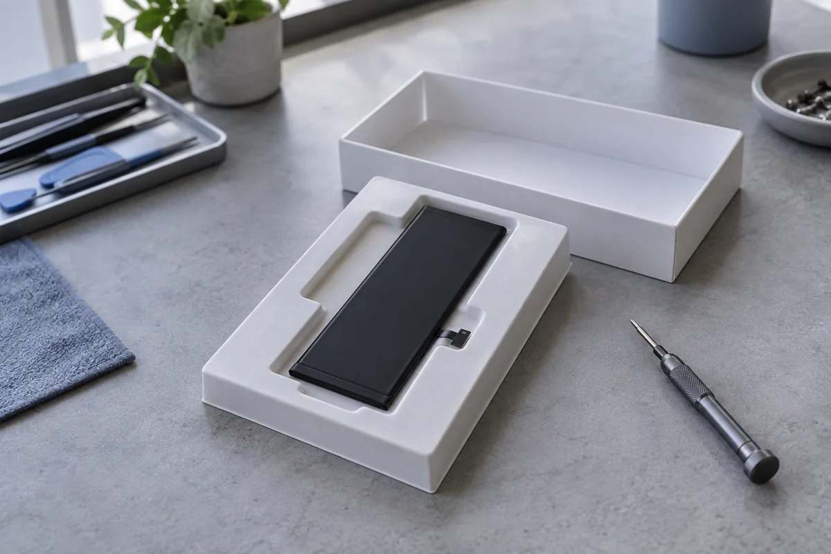 Illustration af Service Pack batteri til iPhone